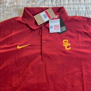 USC Nike Dri-Fit polo. Size L. NWT.